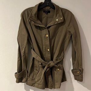 J.Crew belted light jacket
